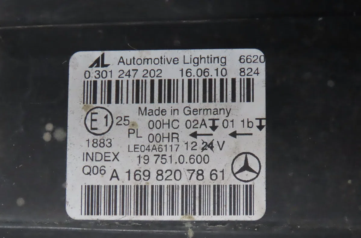 Phare droit Mercedes-benz CLASSE B Sports Tourer (W245) B 180 cdi (245.207) (2005-2011) 5 portes occasion