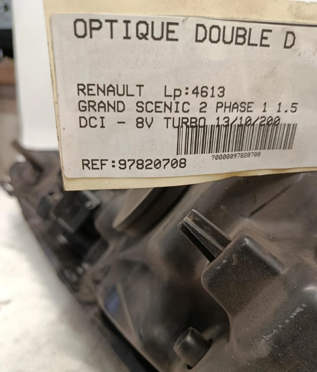 Phare droit Renault GRAND SCÉNIC II (JM0-1_) 1.5 dci (jm1e) (2005-2009) 5 portes occasion