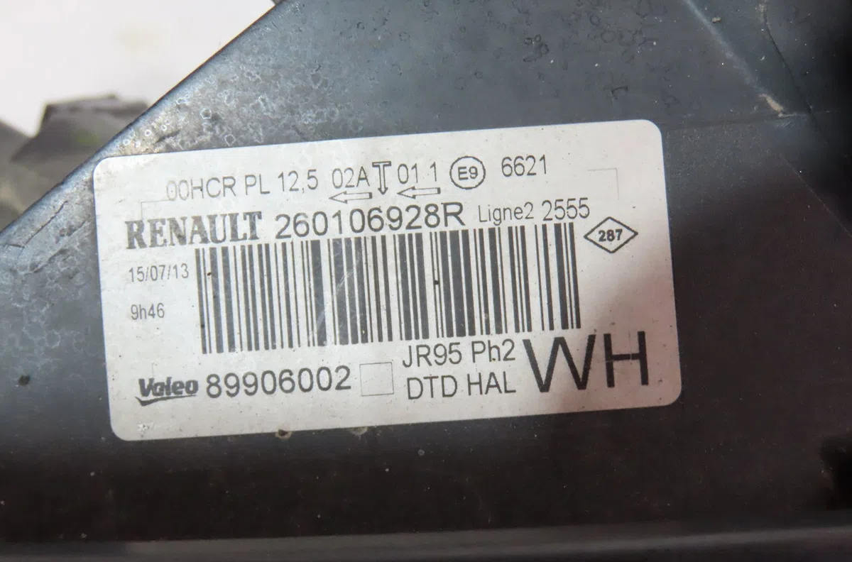 Phare droit Renault GRAND SCÉNIC III (JZ0-1_) 1.6 dci (jz00, jz12) (2011) 5 portes occasion
