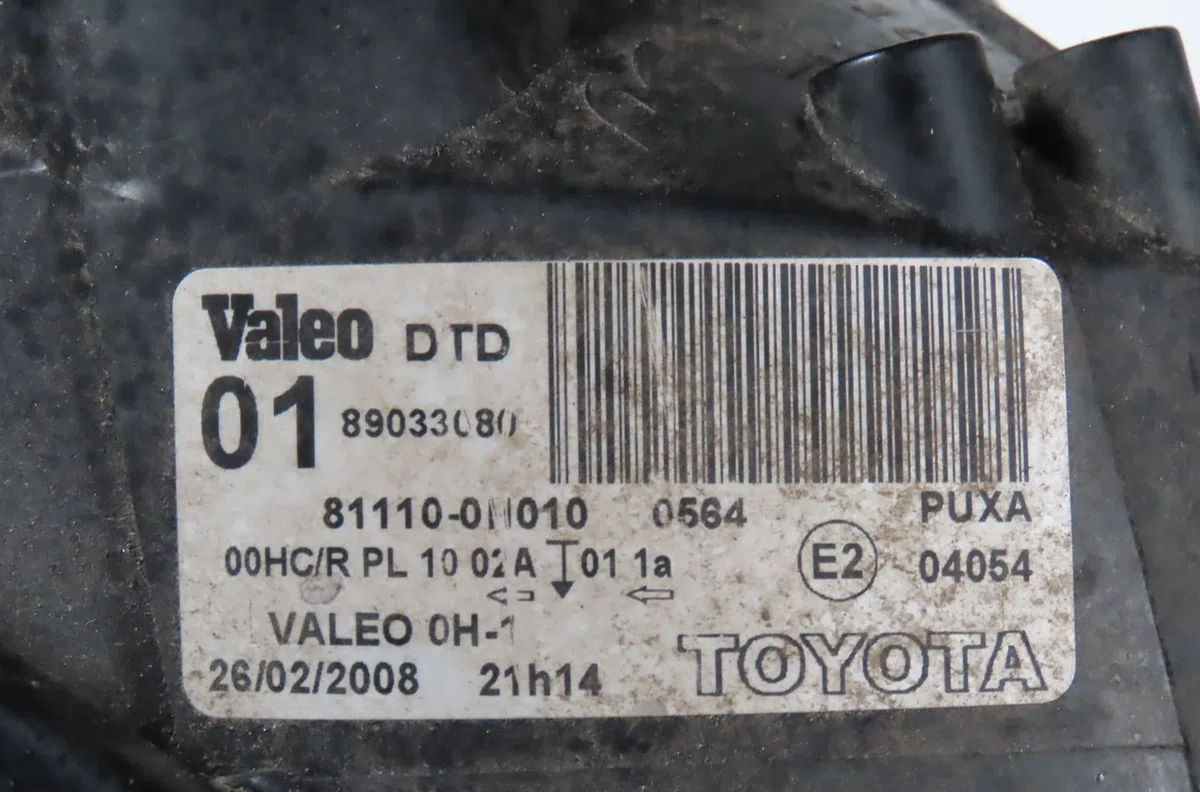 Phare droit Toyota AYGO (_B1_) 1.0 (kgb10_) (2005-2014) 5 portes occasion