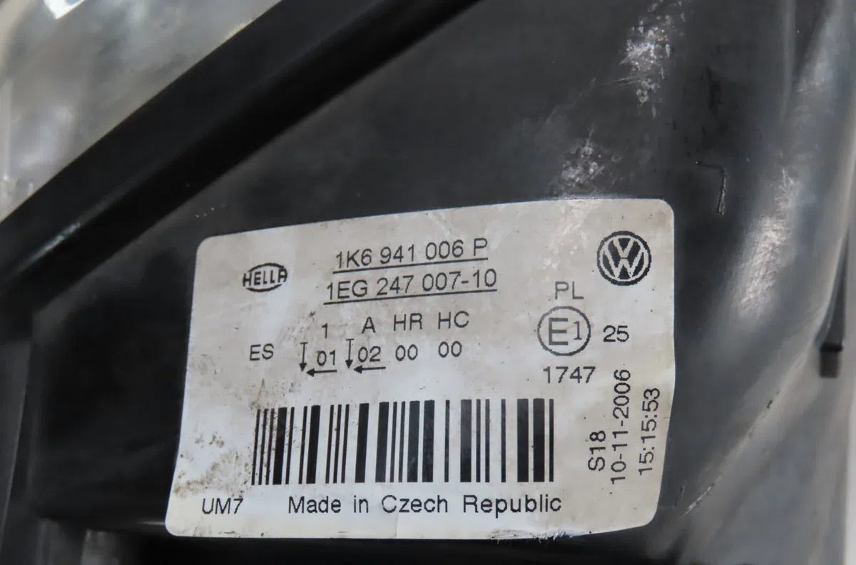 Phare droit Volkswagen GOLF V (1K1) 1.9 tdi (2003-2008) 5 portes occasion