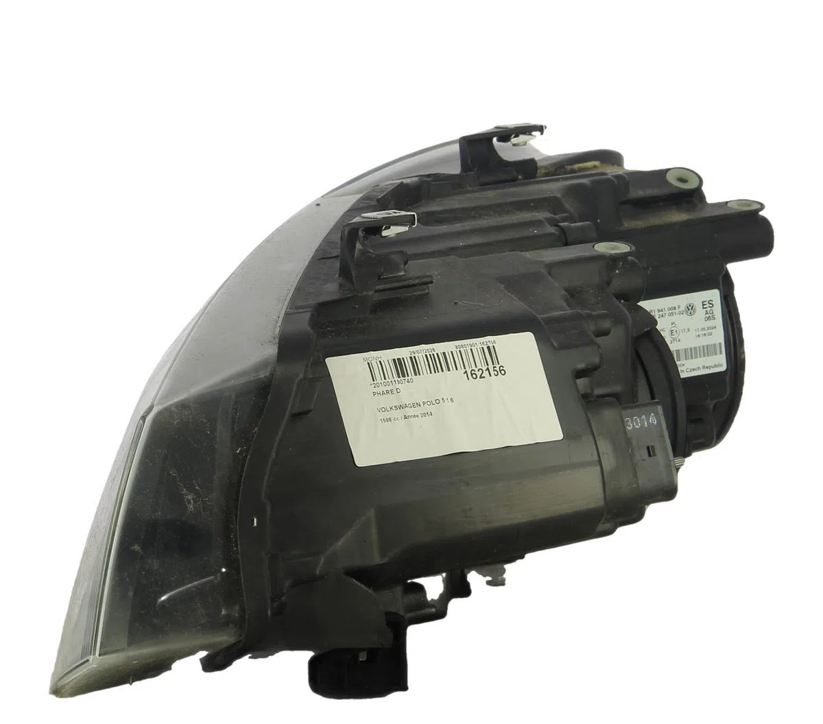 Phare droit Volkswagen POLO V (6R1, 6C1) 1.6 tdi (2009) 5 portes occasion