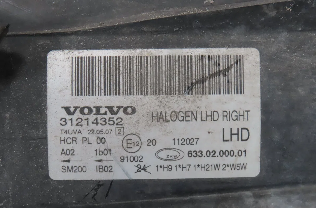Phare droit Volvo S80 II (124) 2.4 d (2006-2011) occasion