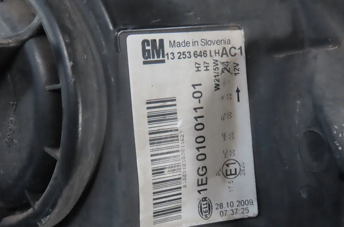 Phare gauche Opel ASTRA J (P10) 1.7 cdti (68) (2009-2015) occasion