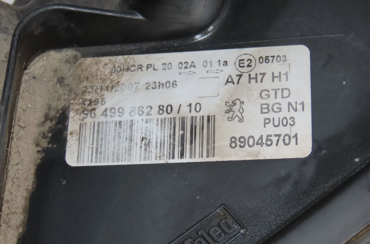Phare gauche Peugeot 207-207 (WA_, WC_) 1.4 (2006-2013) 5 portes occasion