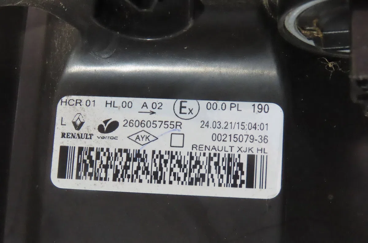 Phare gauche Renault EXPRESS Camionnette-Monospace 1.5 blue dci 75 (f6aa) (2021) occasion