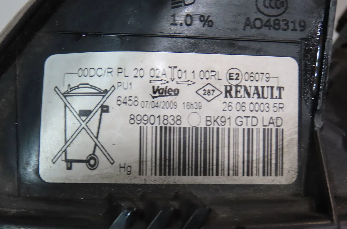 Phare gauche Renault LAGUNA III (BT0-1) 3.0 dci (bt03, bt13) (2008-2015) occasion