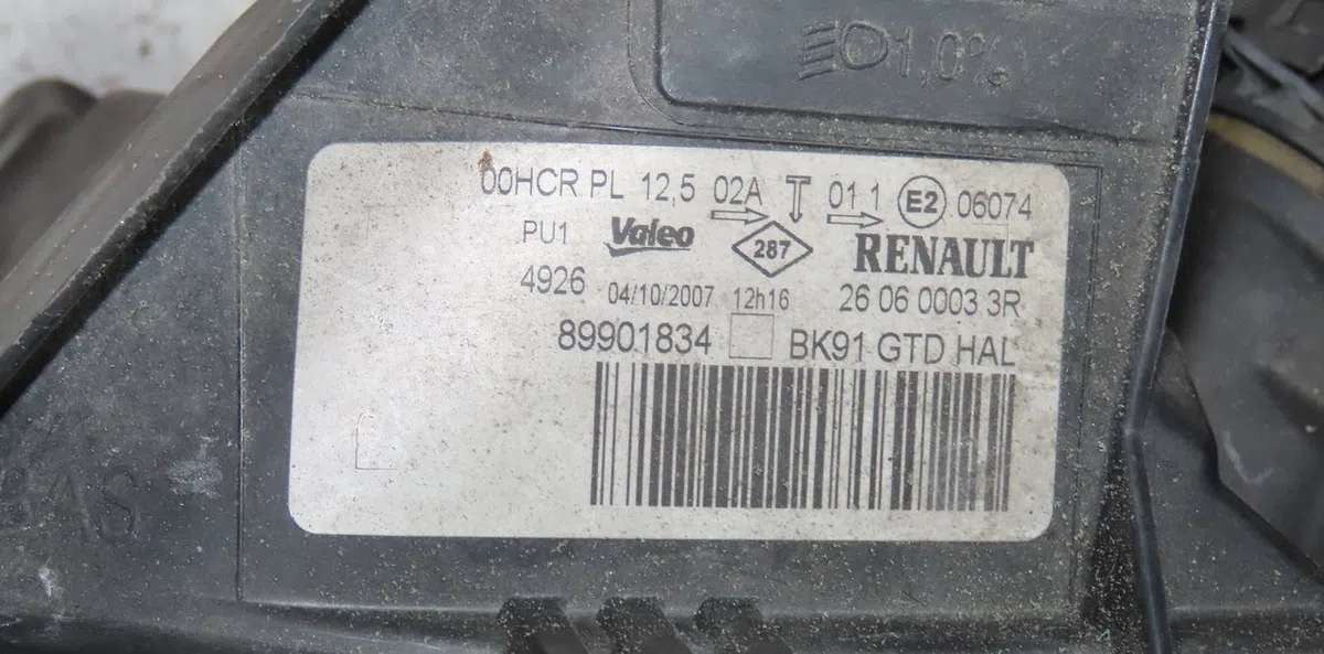 Phare gauche Renault LAGUNA III Grandtour (KT0-1) 1.5 dci (kt0a, kt0r, kt02) (2007-2015) occasion