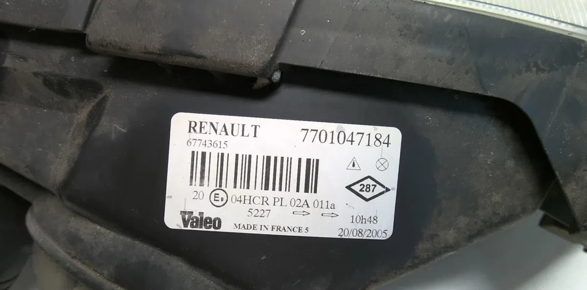 Phare gauche Renault MEGANE I (BA0-1_) 1.4 16v (ba0d, ba1h, ba0w, ba10) (1999-2003) occasion