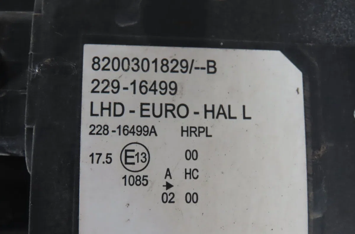 Phare gauche Renault MODUS - GRAND MODUS (F-JP0_) 1.2 (jp0c, jp0k, fp0c, fp0k, fp0p, jp0p, jp0t) (2004) 5 portes occasio