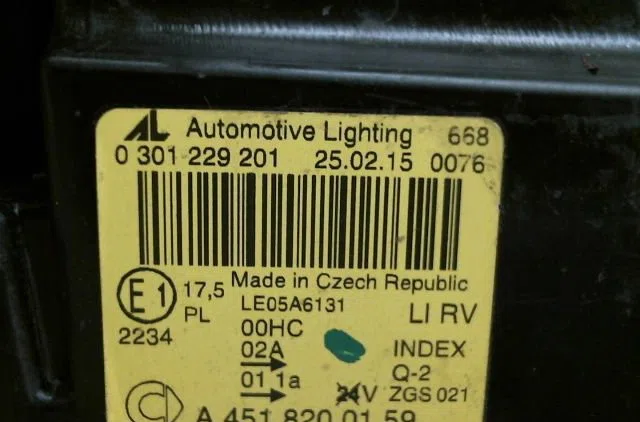 Phare gauche Smart FORTWO Cabrio (451) Electric drive (451.490, 451.491) (2010-2012) occasion