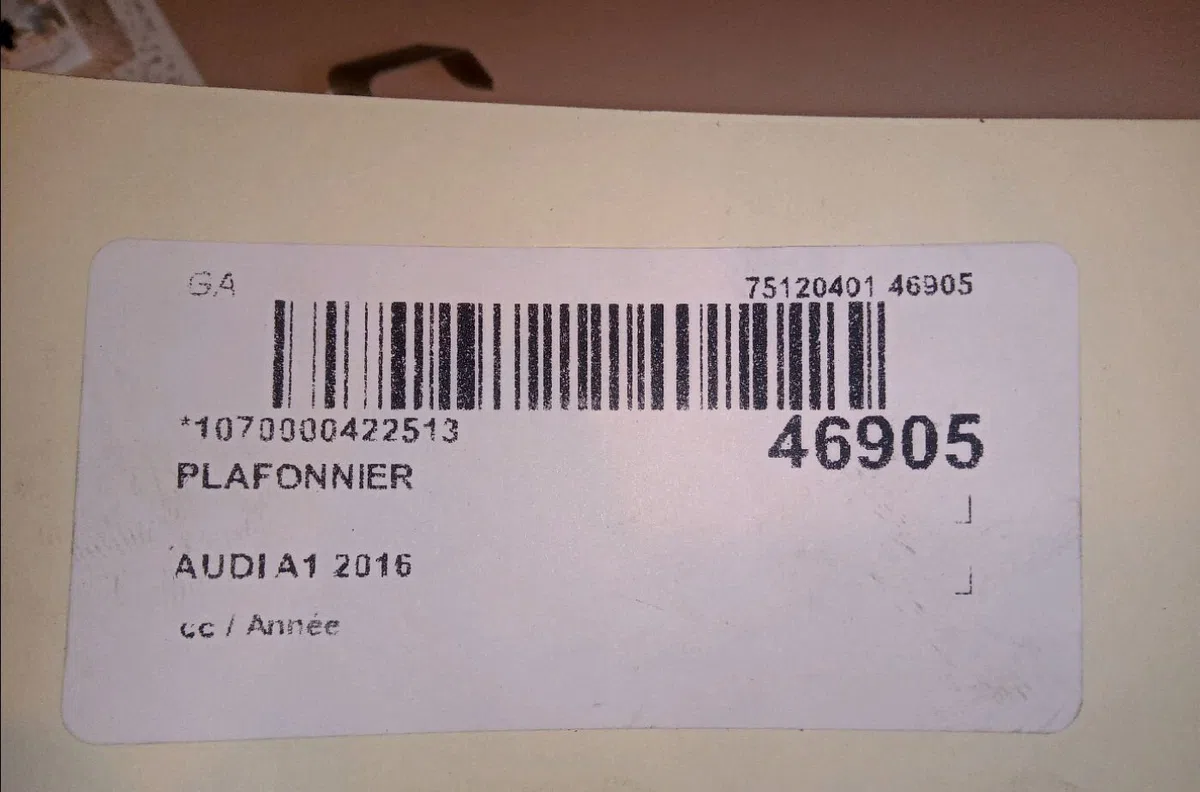 Plafonnier Audi A1 Sportback (8XA, 8XF) 1.4 tdi (2014-2018) occasion