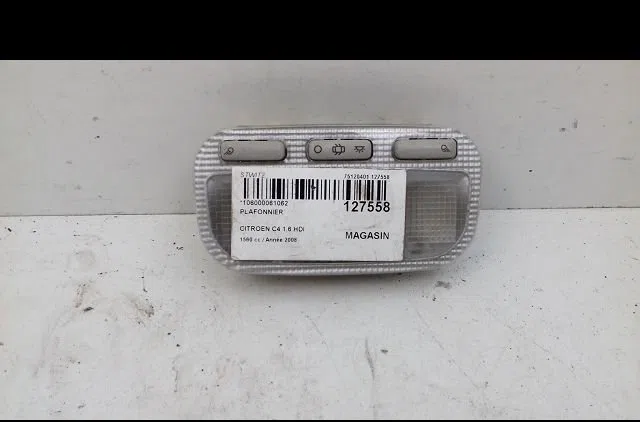 Plafonnier Citroën C4 PICASSO I Monospace (UD_) 1.6 hdi (2007-2013) 5 portes occasion
