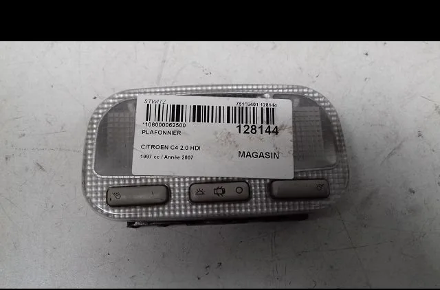 Plafonnier Citroën C4 PICASSO I Monospace (UD_) 2.0 hdi 138 (2006-2013) 5 portes occasion