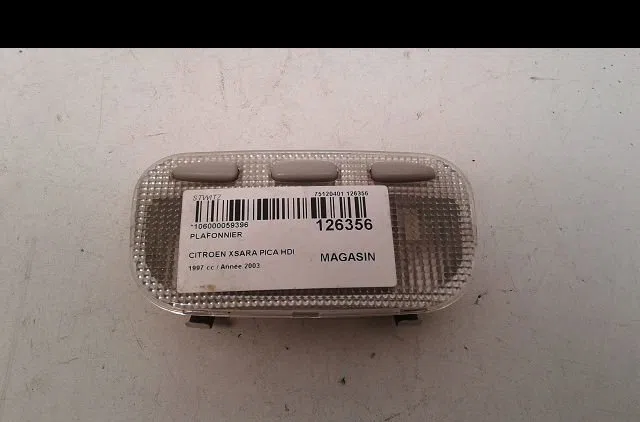 Plafonnier Citroën XSARA PICASSO (N68) 2.0 hdi (1999-2011) 5 portes occasion