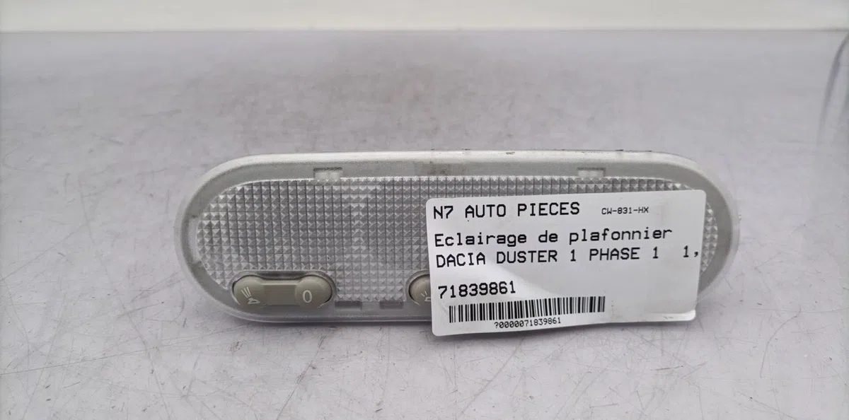 Plafonnier DACIA DUSTER 1 PHASE 1 occasion