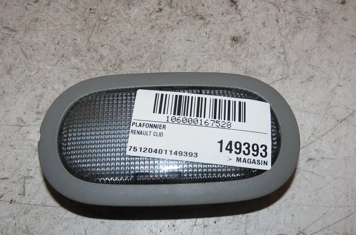 Plafonnier Renault CLIO II (BB_, CB_) 1.2 16v (bb05, bb0w, bb11, bb27, bb2t, bb2u, bb2v, cb05,... (2001-2016) 3 portes o