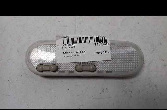 Plafonnier Renault CLIO III (BR0-1, CR0-1) 1.2 16v (br02, br0j, br11, cr02, cr0j, cr11) (2005-2014) 5 portes occasion