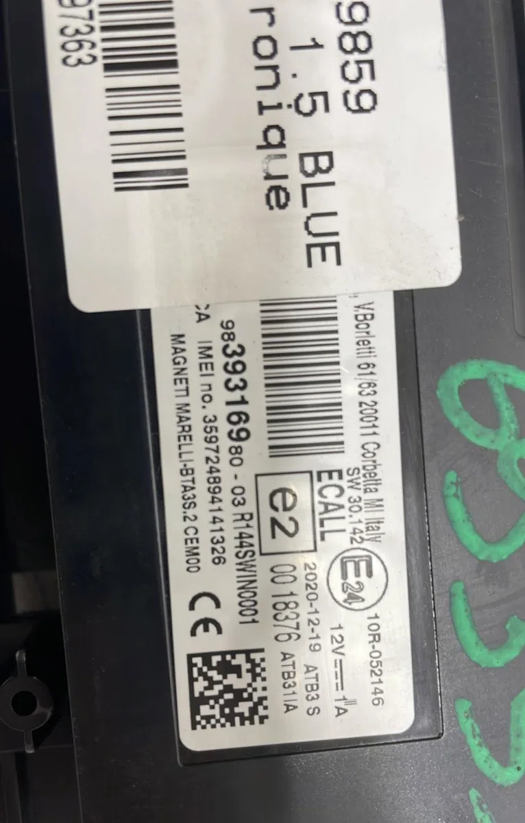 Platine fusible av CITROEN C3 3 PHASE 2 occasion