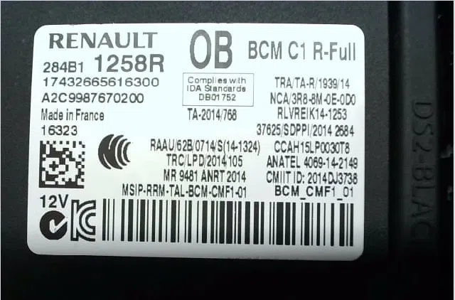 Platine fusible av Renault MEGANE IV 3-5 portes (B9A-M-N_) 1.6 dci 130 (b9a4) (2015) occasion