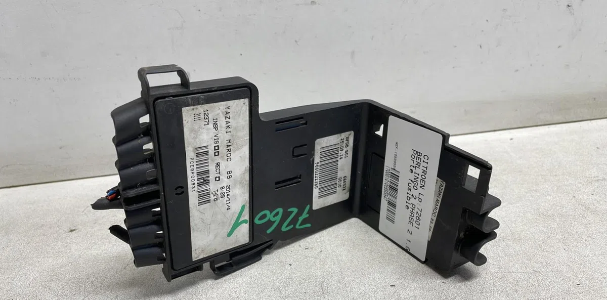 Platine fusible habitacle Citroen BERLINGO Camionnette-Monospace (B9) 1.6 hdi 90 (2010-2017) occasion