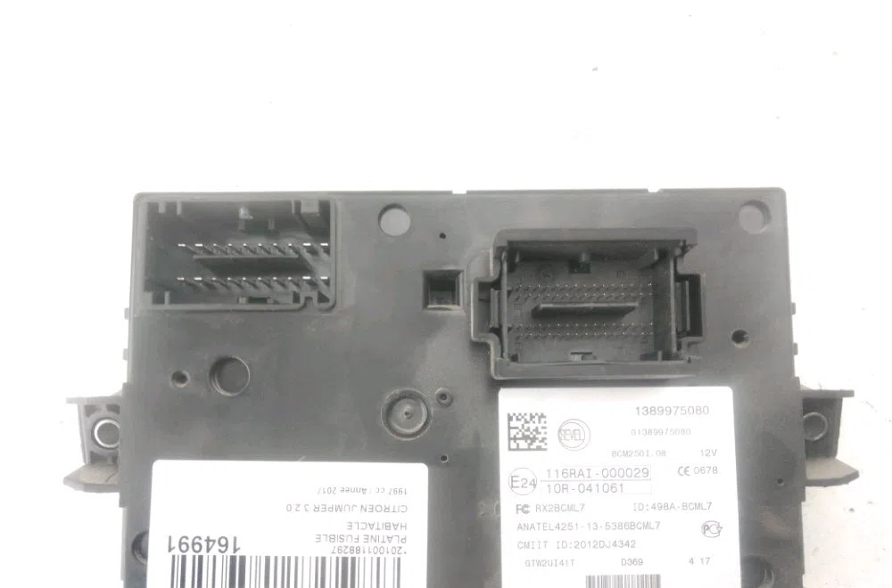 Platine fusible habitacle Citroen JUMPER Camionnette 2.0 bluehdi 130 (2015-2019) occasion
