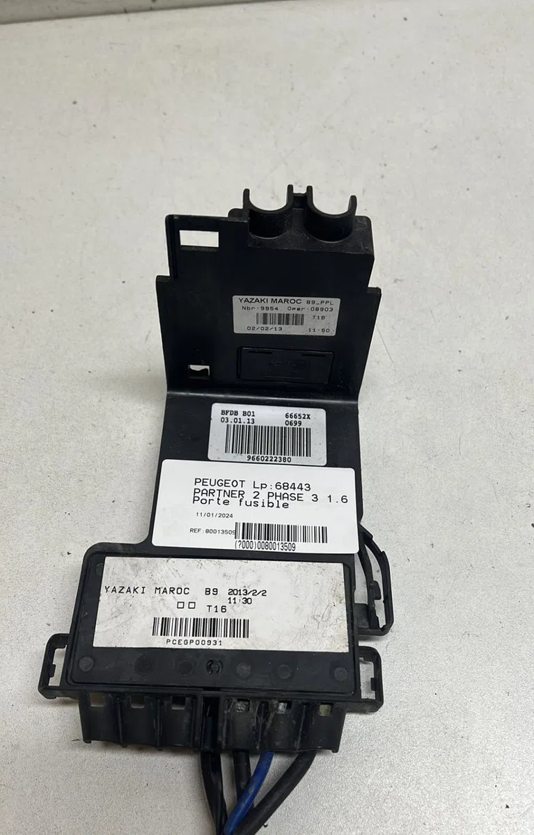 Platine fusible habitacle Peugeot PARTNER Camionnette-Monospace 1.6 hdi - bluehdi 75 (2011) occasion