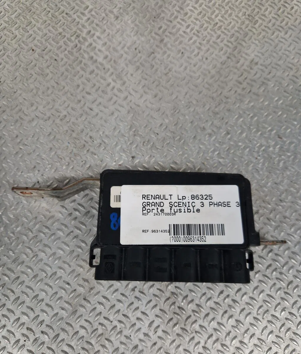 Platine fusible habitacle RENAULT GRAND SCENIC 3 PHASE 3 occasion