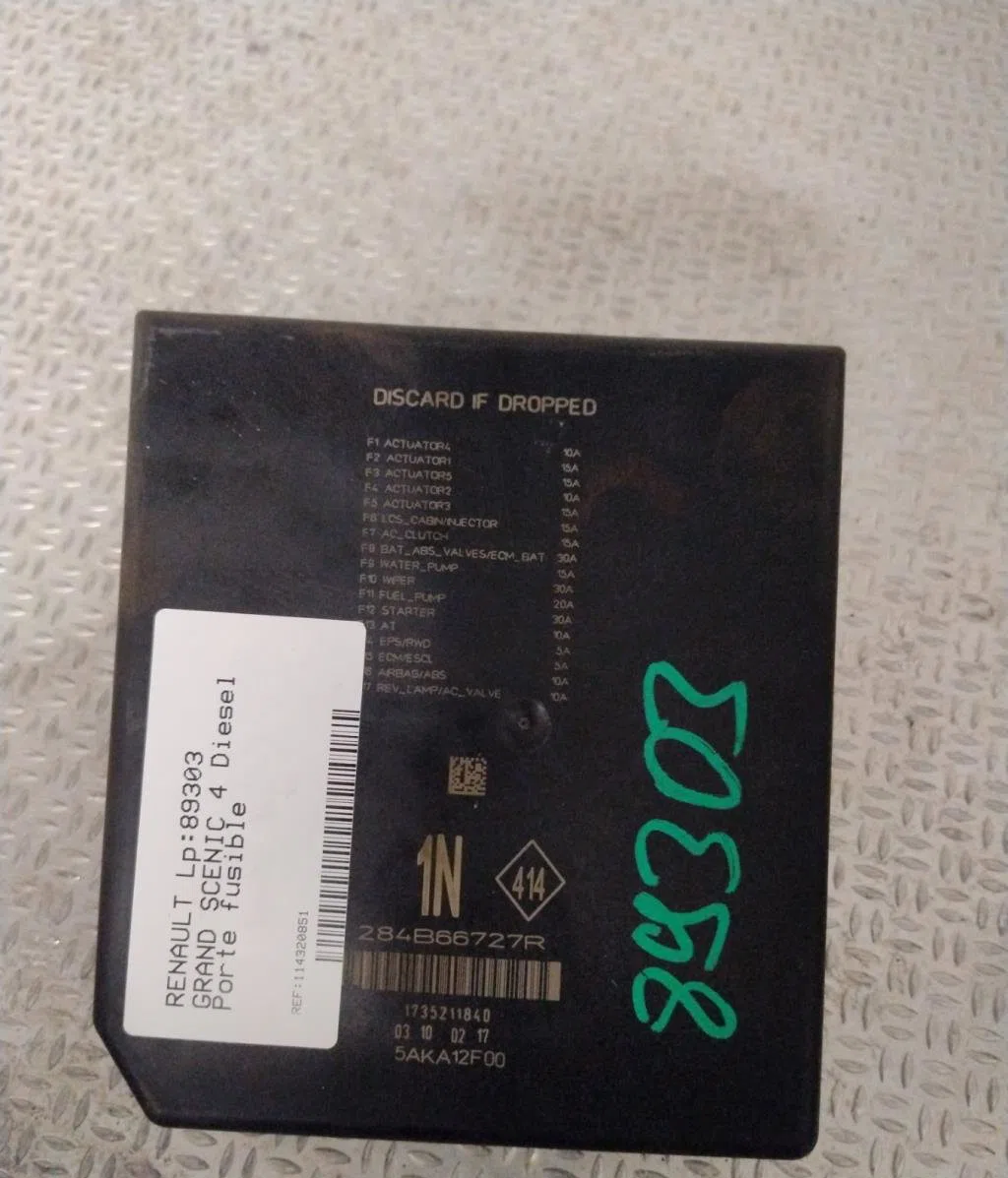 Platine fusible habitacle RENAULT GRAND SCENIC 4  GRAND SCENIC 4 occasion