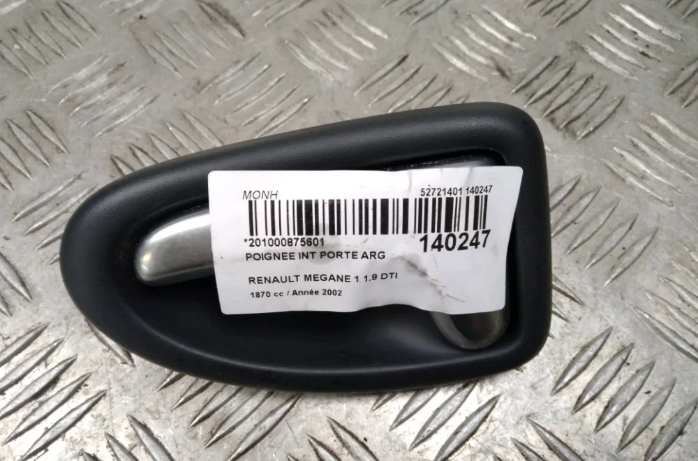 Poignee int porte arg Renault MEGANE I (BA0-1_) 1.9 dti (ba1u) (2001-2003) occasion