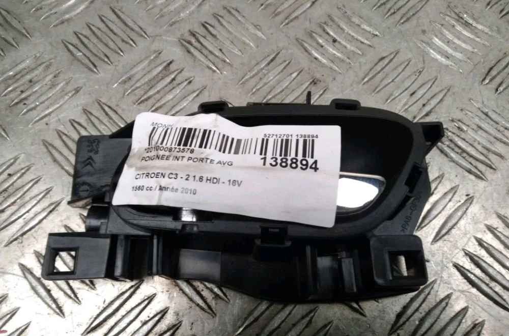 Poignee int porte avg Citroen C3 II (SC_) 1.6 hdi 90 (2009) occasion