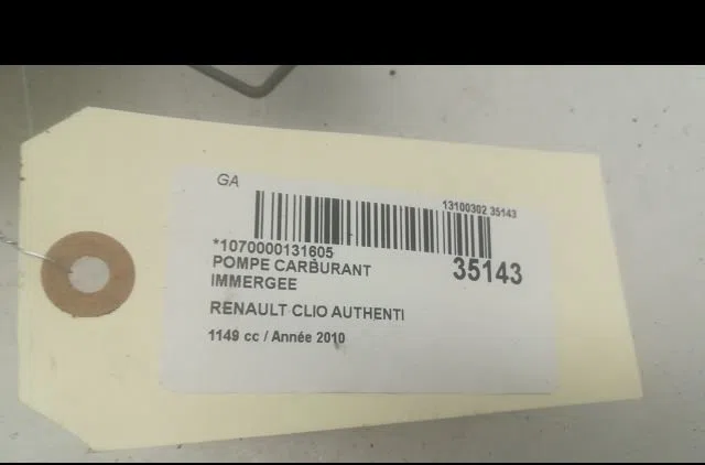 Pompe à carburant immergée Renault CLIO II (BB_, CB_) 1.2 lpg (1998-2009) occasion