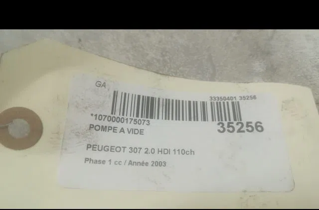 Pompe a vide Peugeot 307 (3A-C) 2.0 hdi 110 (2000-2007) occasion