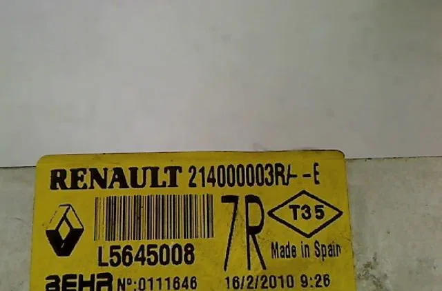 Radiateur Renault LAGUNA III Grandtour (KT0-1) 1.5 dci (kt0a, kt0r, kt02) (2007-2015) occasion
