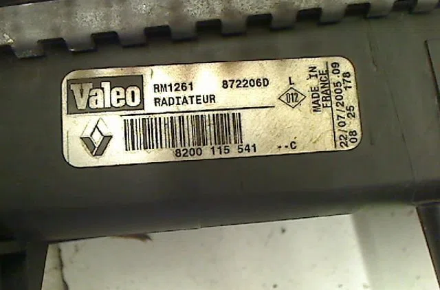 Radiateur Renault MEGANE II (BM0-1_, CM0-1_) 1.6 16v (bm0c, cm0c) (2002-2008) occasion