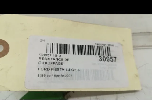 Resistance de chauffage FORD FIESTA V 2002 occasion