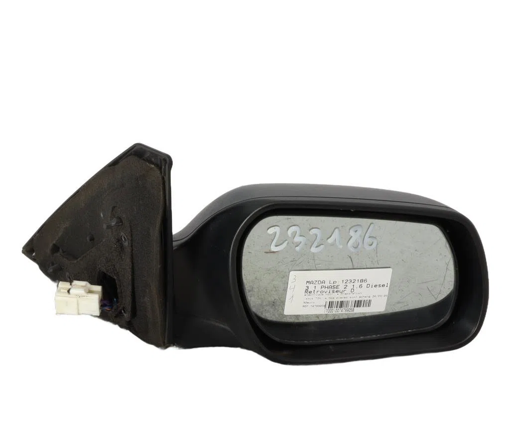 Retroviseur exterieur manuel droit Mazda 3 A trois volumes (BK) 1.6 di turbo (bk12y) (2004-2009) occasion