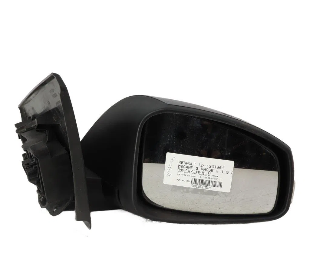 Retroviseur exterieur manuel droit Renault MEGANE III 3-5 portes (BZ0-1_, B3_) 1.5 dci (bz09, bz0d, bz1w, bz29, bz14) (2