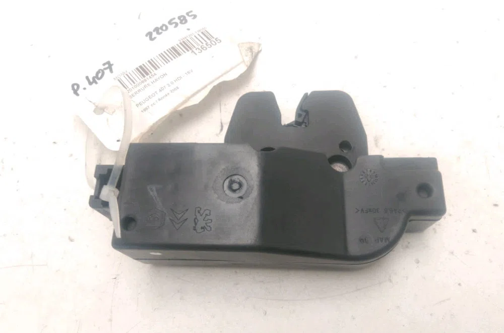 Serrure hayon Peugeot 407 (6D_) 2.0 hdi 135 (6drhrh, 6drhre, 6drhrg, 6drhrj) (2004-2010) 4 portes occasion