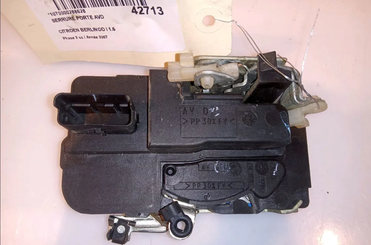 Serrure porte avd Citroën BERLINGO - BERLINGO FIRST Camionnette-Monospace (M_) 1.6 hdi 75 (mb9hw) (2005-2011) 3 portes o