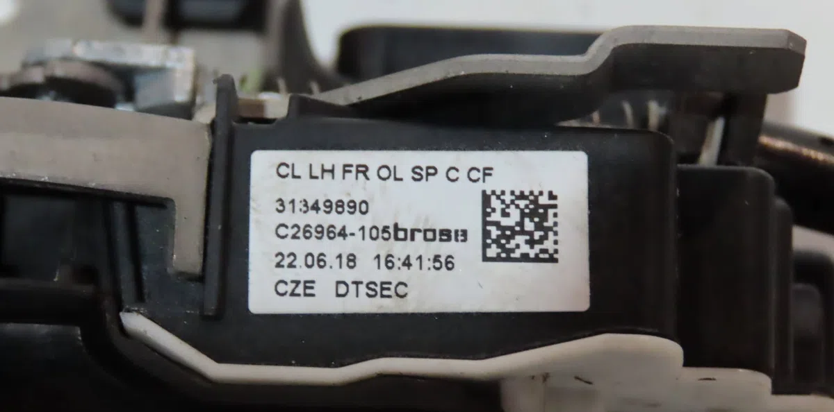 Serrure porte avg Volvo XC40 (536) D3 (2018-2021) 5 portes occasion