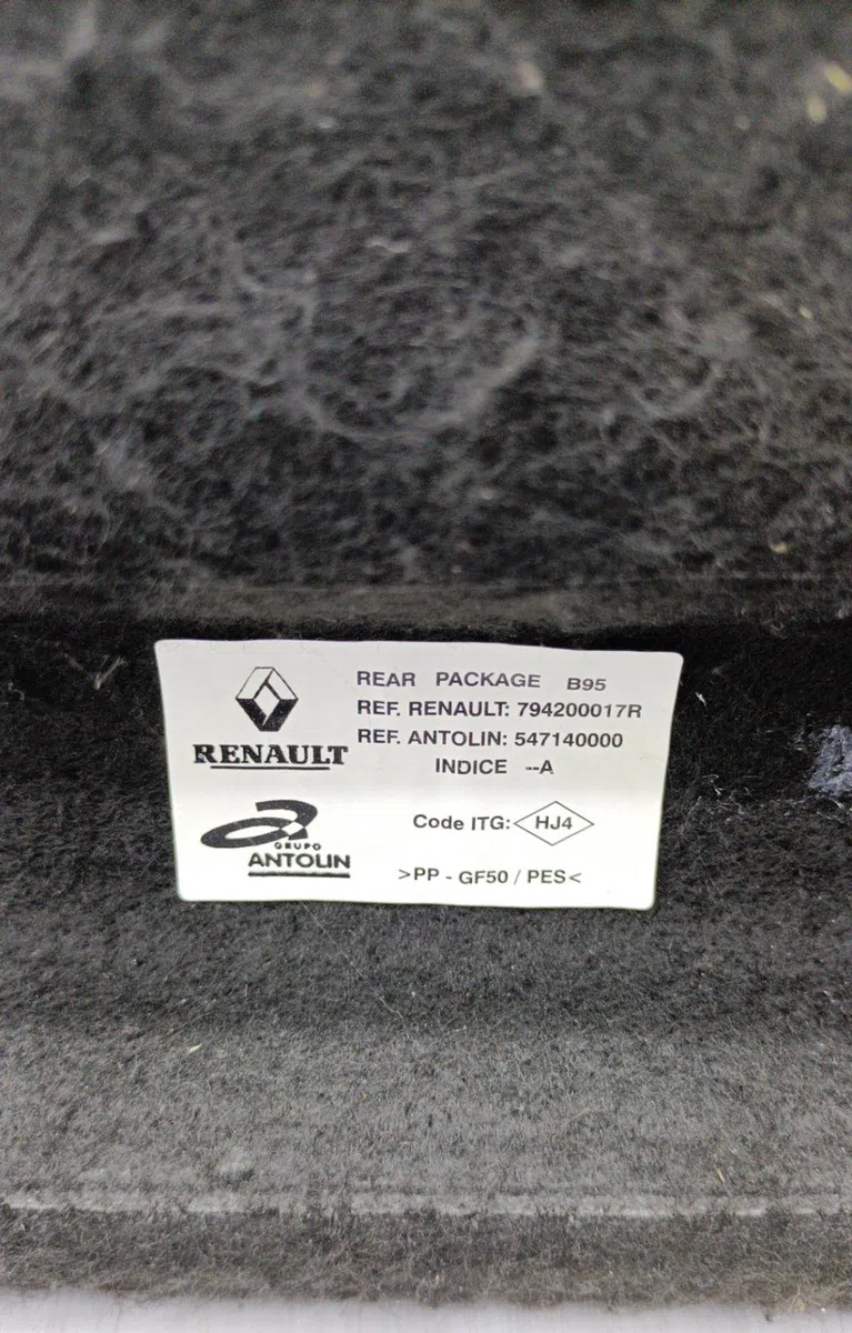 Tablette plage arrière RENAULT MEGANE 3 PHASE 2 occasion