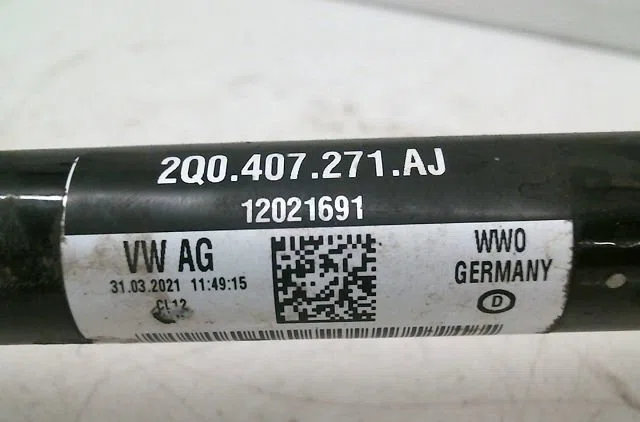 Transmission avant gauche Volkswagen POLO VI (AW1, BZ1, AE1) 1.0 tsi (2017) occasion