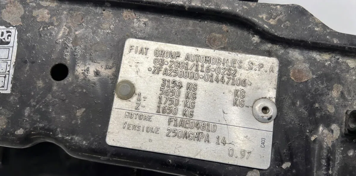 Traverse supérieure armature avant FIAT DUCATO 3 PHASE 1 occasion