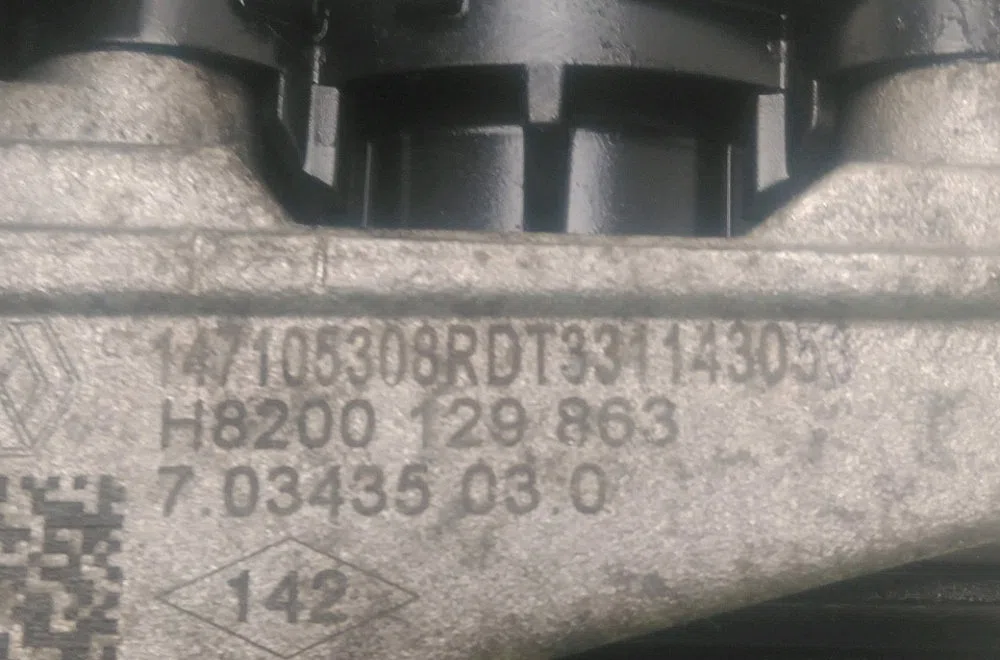 Vanne egr Renault KANGOO Express (FW0-1_) 1.5 dci 90 (fw0g, fw05, fw08, fw11) (2009) 4 portes occasion