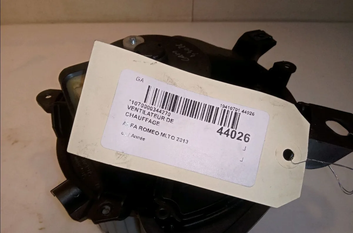 Ventilateur de chauffage Alfa romeo MITO (955_) 0.9 twinair (955axy1b) (2013-2018) occasion