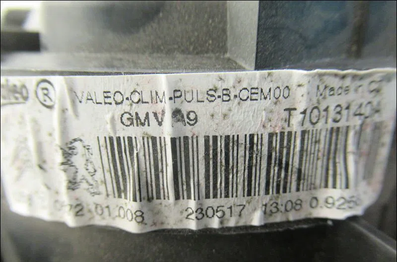 Ventilateur de chauffage Citroën C3 III (SX) 1.2 vti 82 (2016) occasion