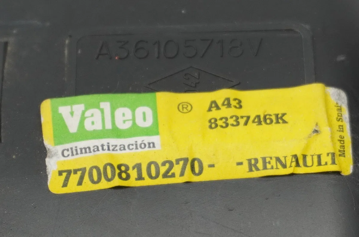 Ventilateur de chauffage Renault CLIO I (B-C57_, 5-357_) 1.2 (5-357y, 5-357k) (1996-1998) occasion