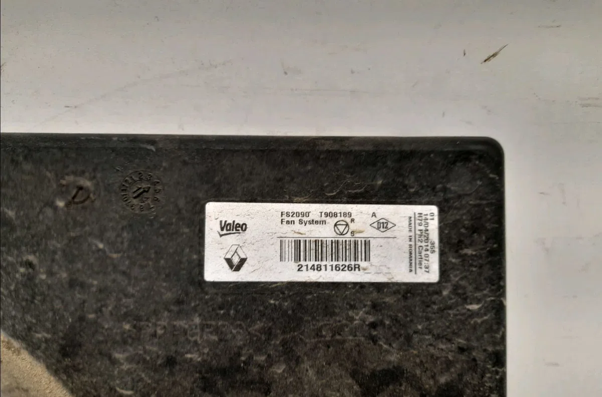 Ventilateur de refroidissement DACIA DUSTER occasion