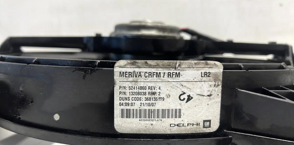 Ventilateur de refroidissement OPEL MERIVA A PHASE 2 occasion